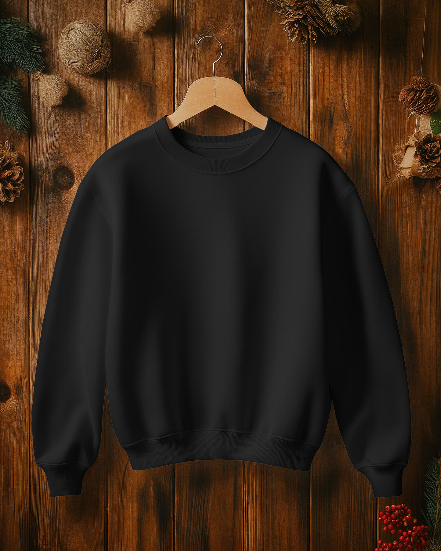 Midnight Obsidian Plain Sweatshirt